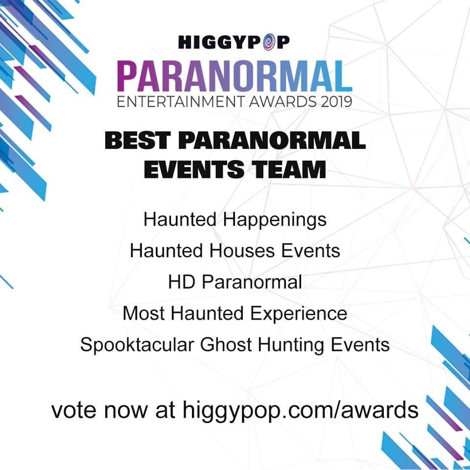 paranormal entertainment awards 2019