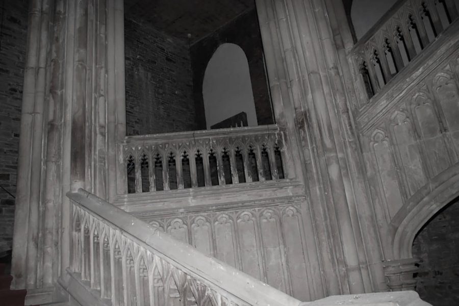 Margam Castle balcony