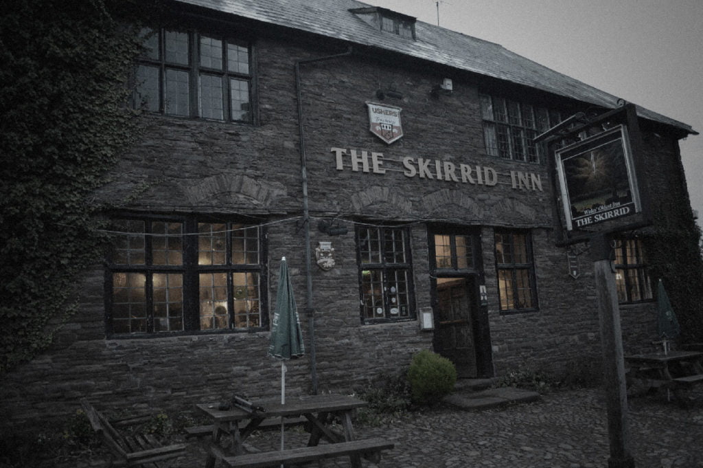 The haunted Skirrid Inn in Wales, one of the oldest and most haunted locations in the UK.