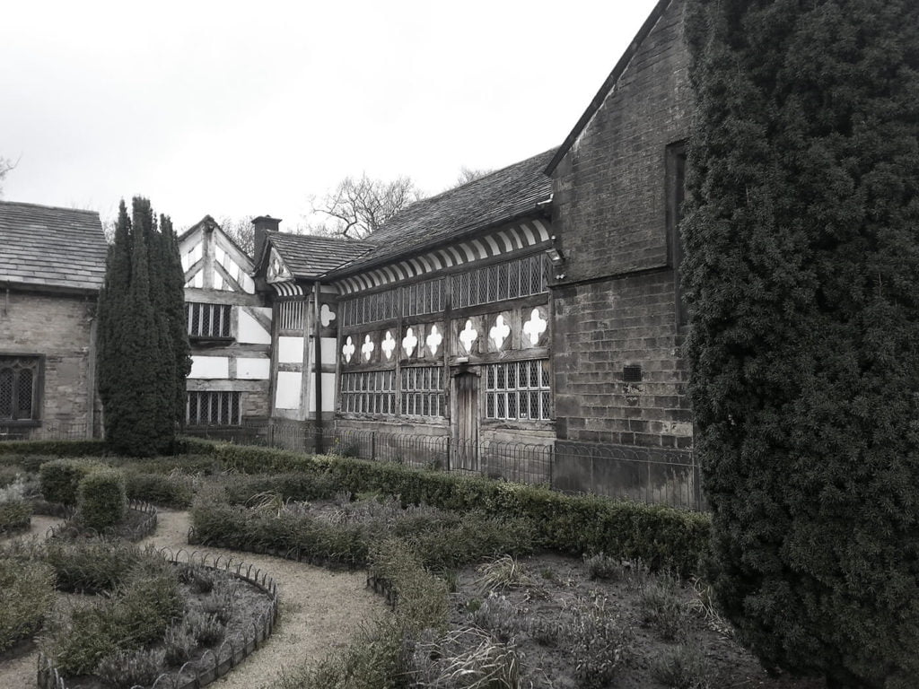 Blog 34 Unveiling the Dark Secrets: The 5 Most Haunted Buildings in Bolton, Greater Manchester. Smithills Hall exterior in Bolton.