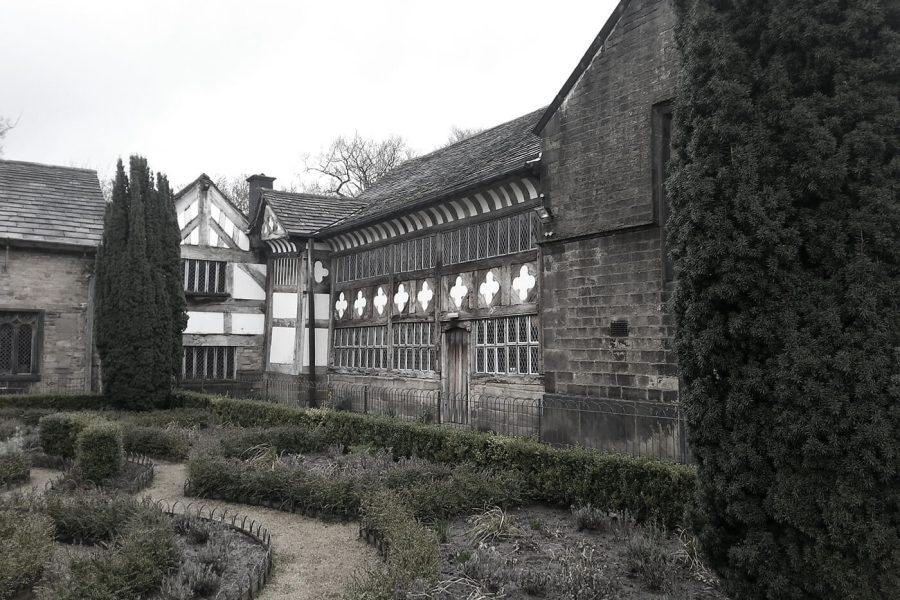 Unveiling the Dark Secrets: The 5 Most Haunted Buildings in Bolton, Greater Manchester. Smithills Hall exterior in Bolton.