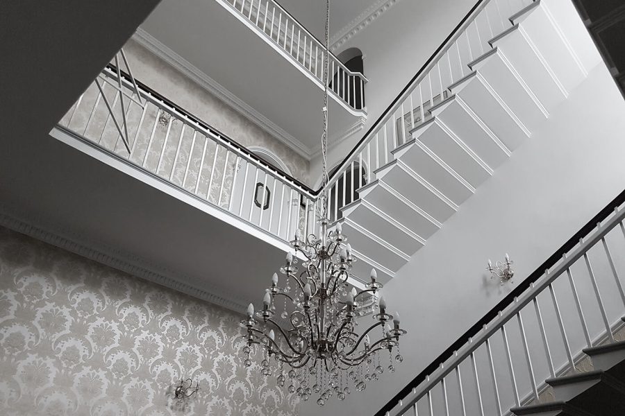 Strelley Hall view of staircase