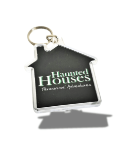 Gift Shop 4 Retro Logo Haunted Houses Keyring