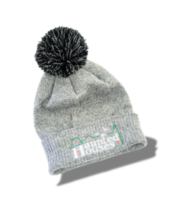 Gift Shop 18 Haunted Houses Bobble Hat - Light Grey 2021 Logo