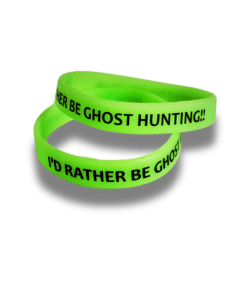 Gift Shop 6 "I'd rather be ghost hunting" Glow Wristband