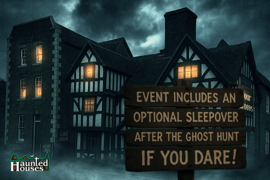 SLEEPOVER AT YOUR FOUR CROSSES GHOST HUNT